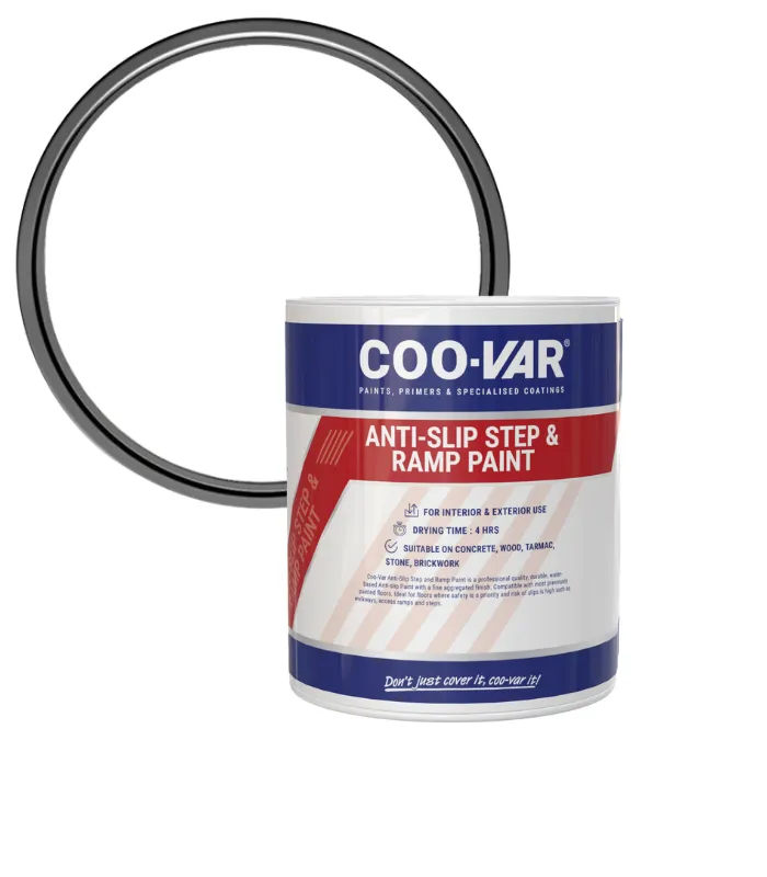 Coo-Var Anti Slip Step and Ramp Paint - 1 Litre